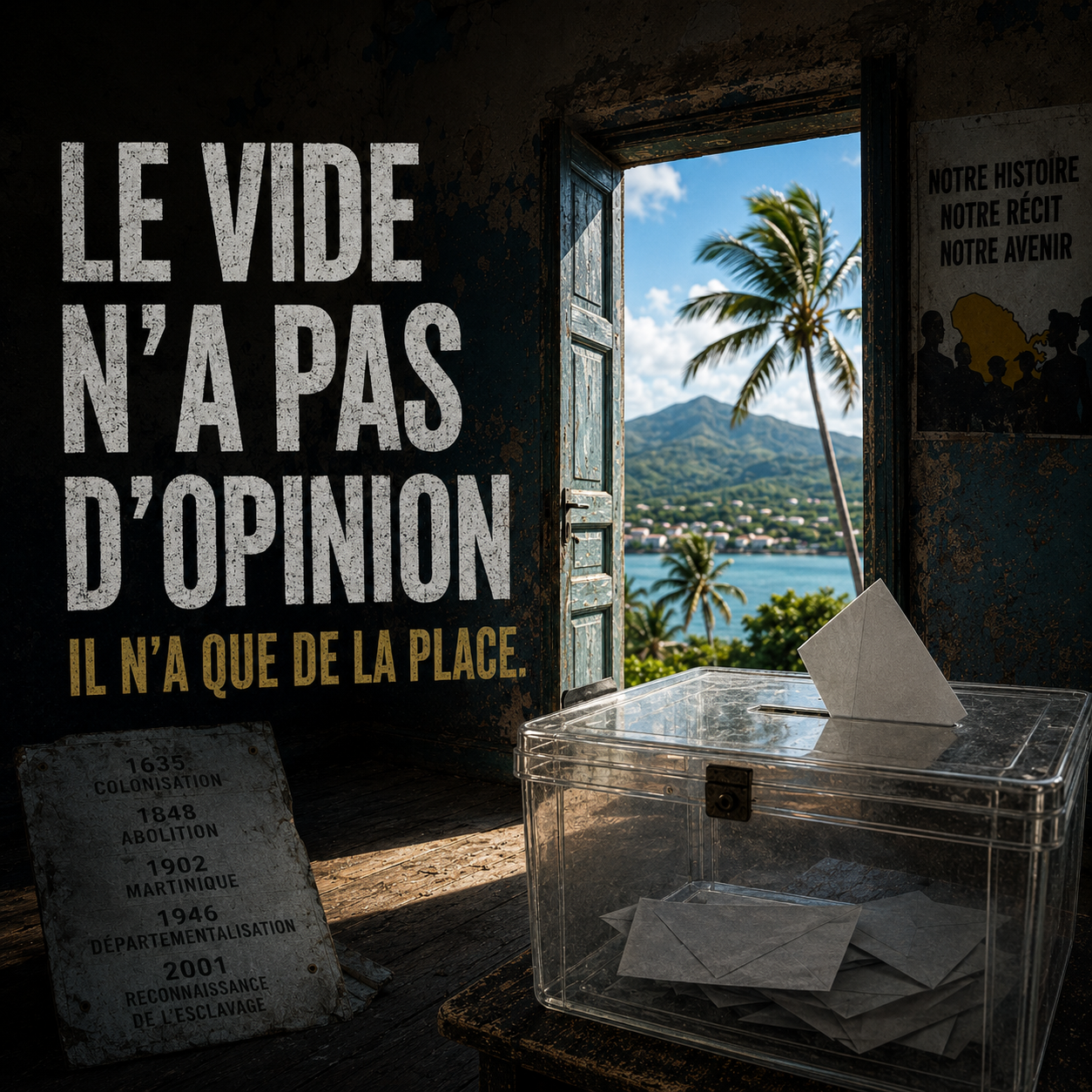 Le vide n’a pas d’opinion