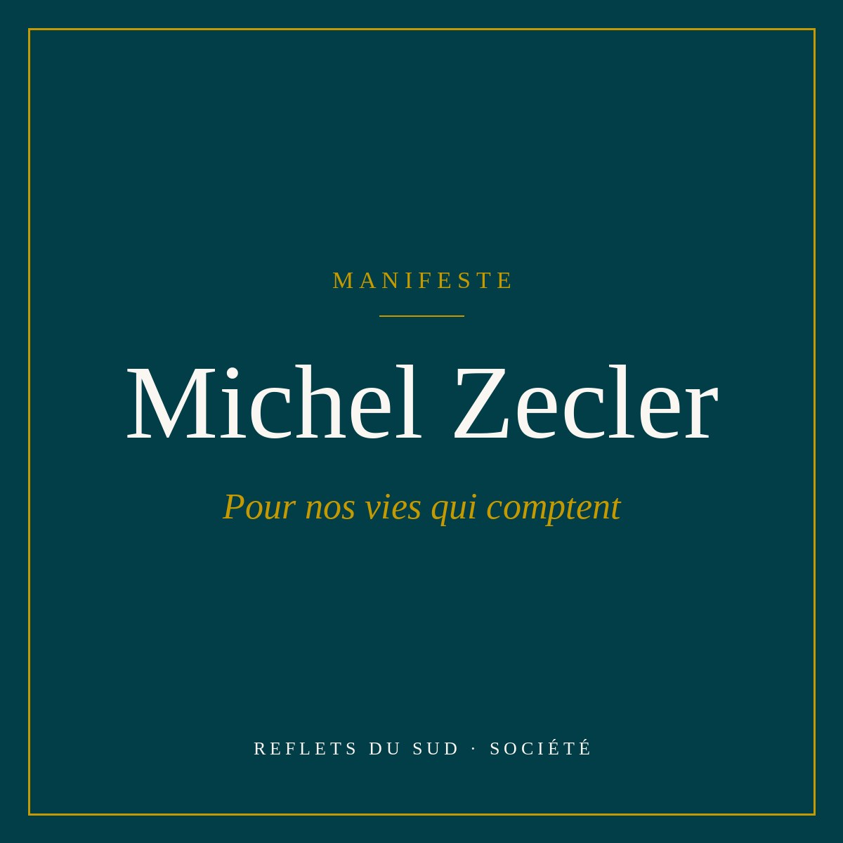 Manifeste pour Michel Zecler, pour nos vies qui comptent